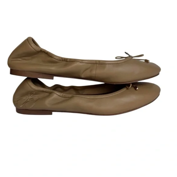 Sam Edelman Women's Felicia soft Beige/Tan Ballet Leather Flats Size 7 - Picture 5 of 9